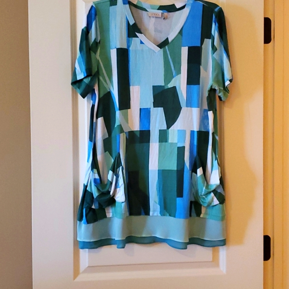 LOGO large short sleeve tunic